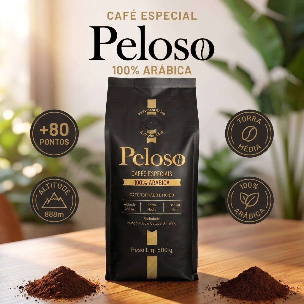 Café Especial Moído 500g - Peloso