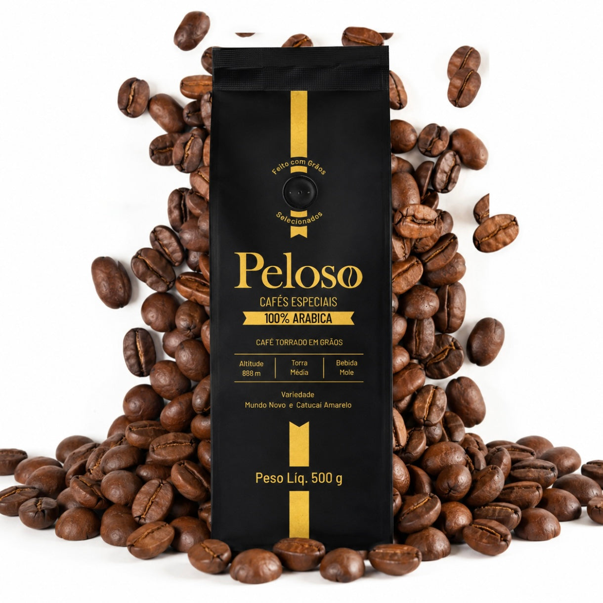Café Especial em GRÃOS 500g - Peloso