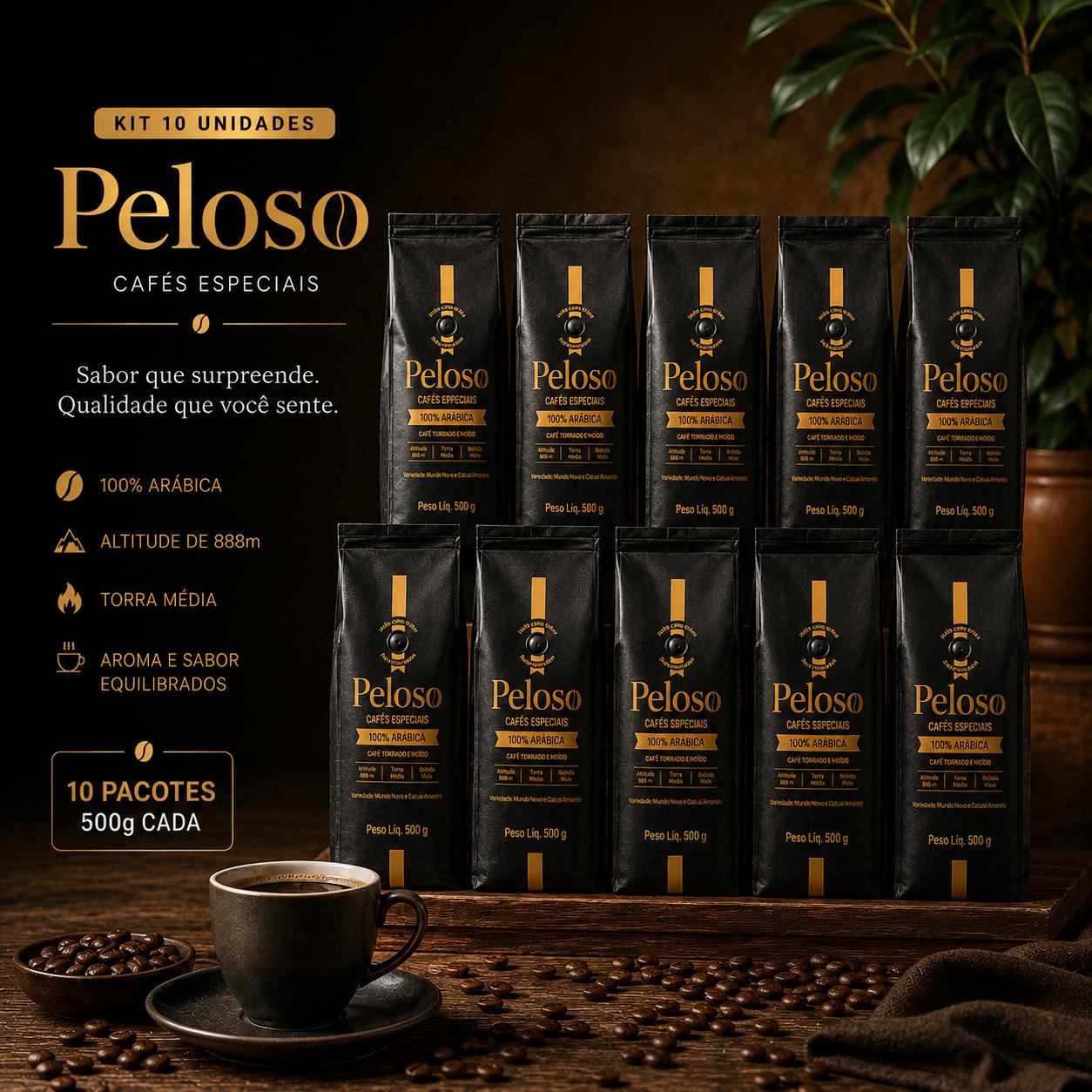 10 pacotes de café especial Torrado em Grãos