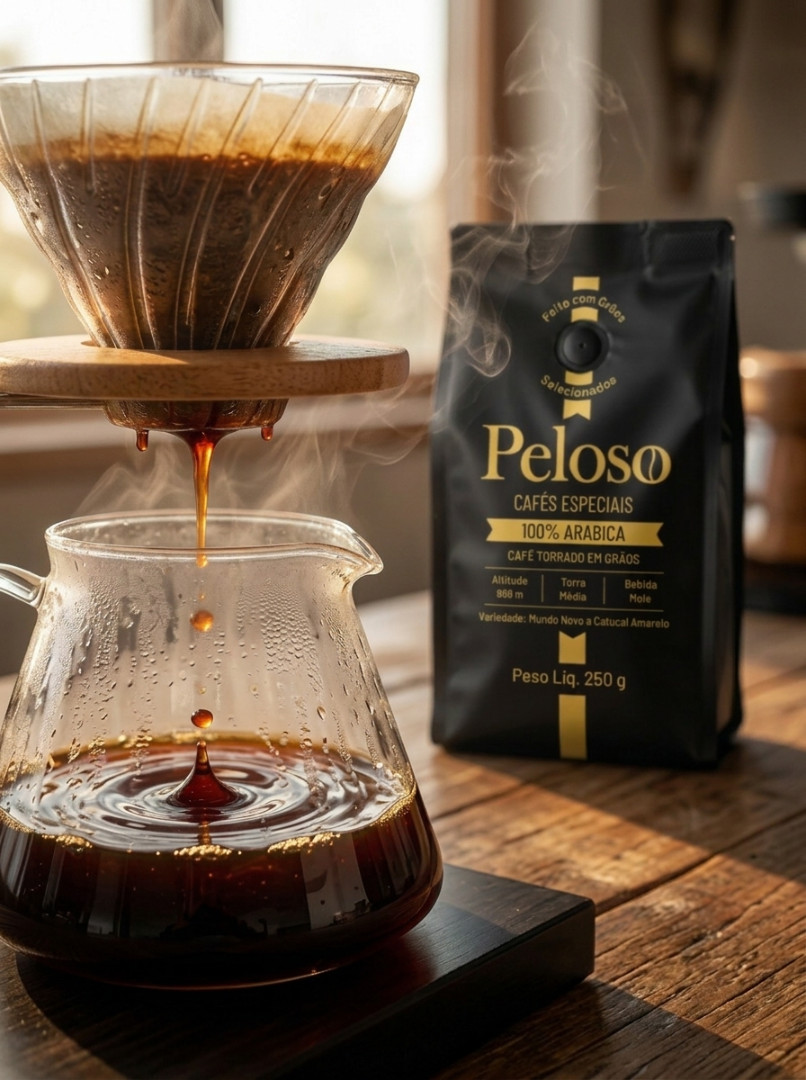 Café Especial em GRÃOS 250g - Peloso