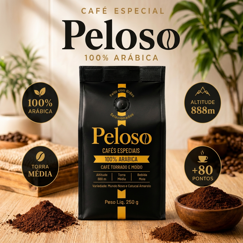 Café Especial Moído 250g - Peloso